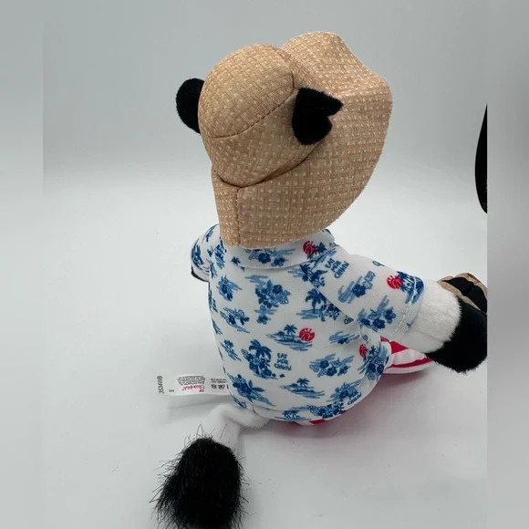 Chick-fil-A Summer 2025 Plush Cow Doll Toy Blue Tropical Island Shirt Cabana 7" - Picture 6 of 8